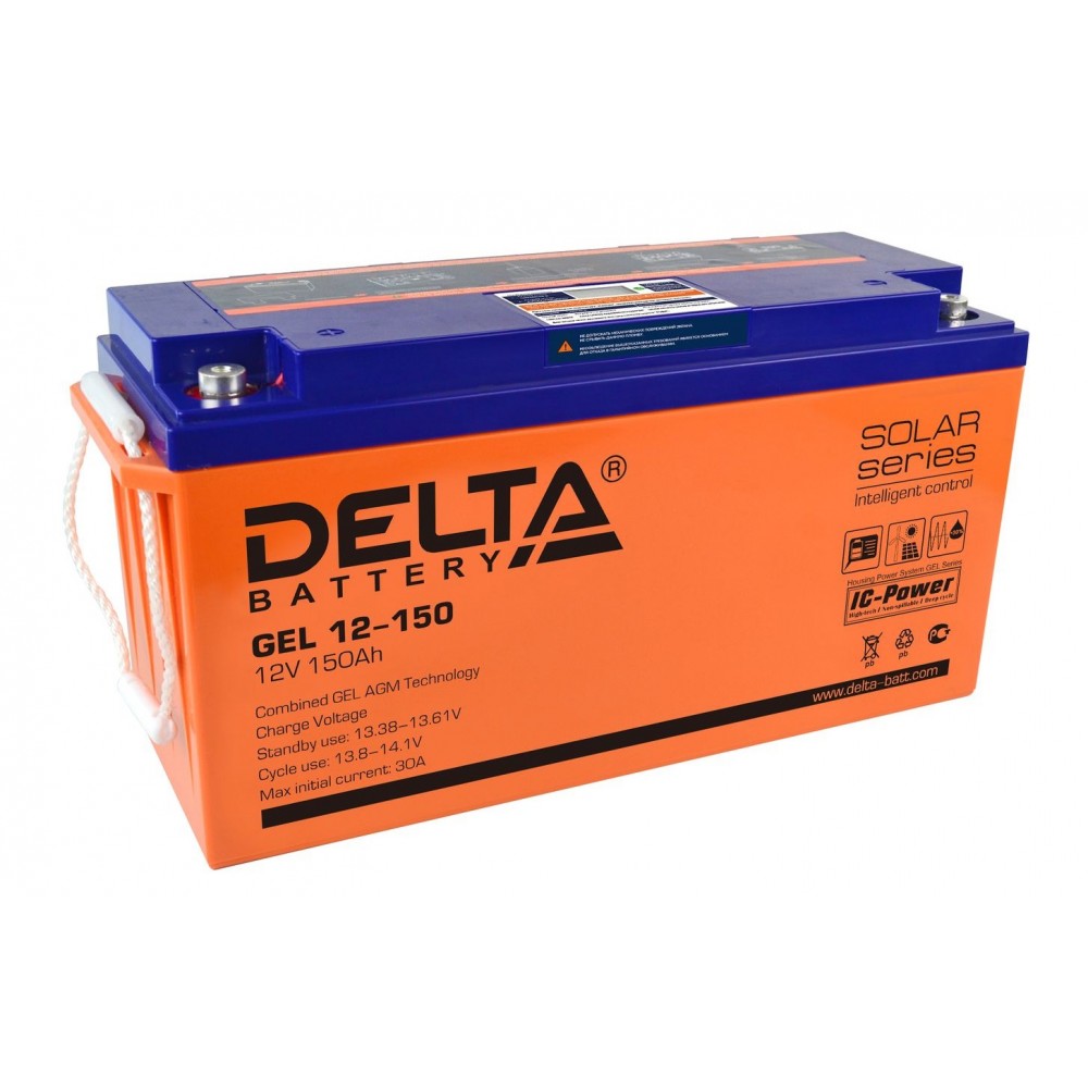 12В Аккумулятор Delta GEL 12-150, 150А*ч